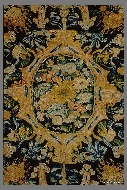 Carpet, Savonnerie Manufactory (Manufactory, established 1626; Manufacture Royale, established 1663), Wool (Ghiordes knot), French, Paris