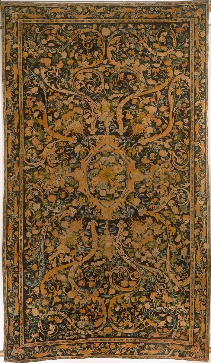 Carpet, Savonnerie Manufactory (Manufactory, established 1626; Manufacture Royale, established 1663), Wool (Ghiordes knot), French, Paris 
