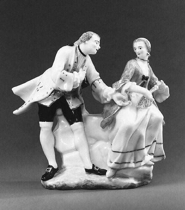 Lover's Quarrel, Capodimonte Porcelain Manufactory (Italian, 1740/43–1759), Soft-paste porcelain, Italian, Naples 