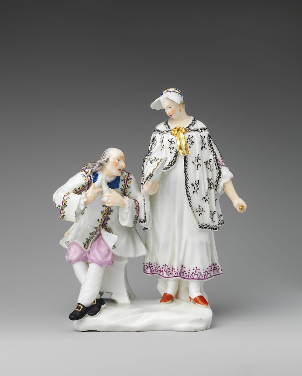 The Cravat, Capodimonte Porcelain Manufactory (Italian, 1740/43–1759), Soft-paste porcelain, Italian, Naples 