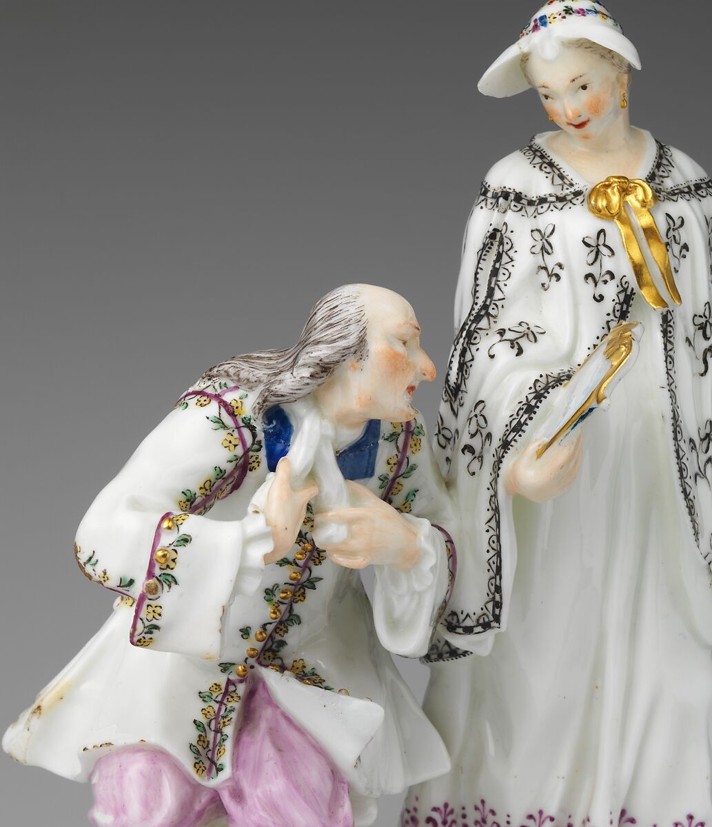 The Cravat, Capodimonte Porcelain Manufactory (Italian, 1740/43–1759), Soft-paste porcelain, Italian, Naples