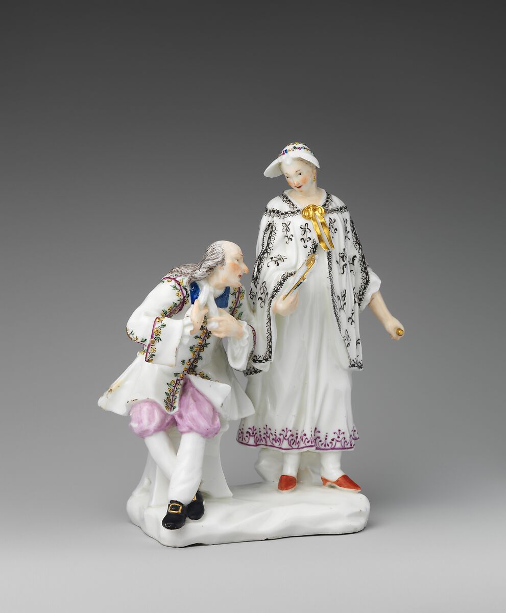 The Cravat, Capodimonte Porcelain Manufactory (Italian, 1740/43–1759), Soft-paste porcelain, Italian, Naples