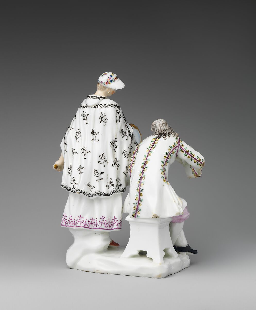The Cravat, Capodimonte Porcelain Manufactory (Italian, 1740/43–1759), Soft-paste porcelain, Italian, Naples