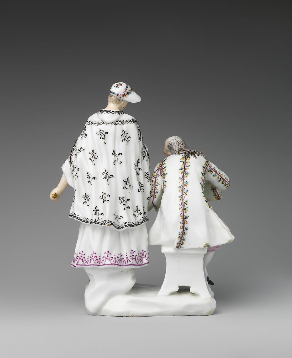 The Cravat, Capodimonte Porcelain Manufactory (Italian, 1740/43–1759), Soft-paste porcelain, Italian, Naples