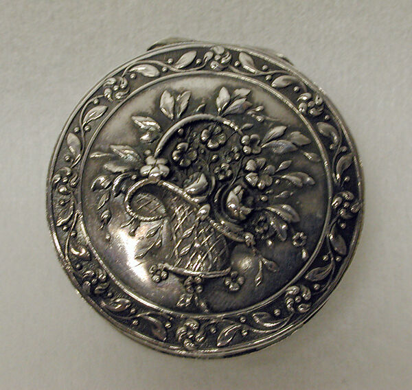 Pill box, Silver, German 