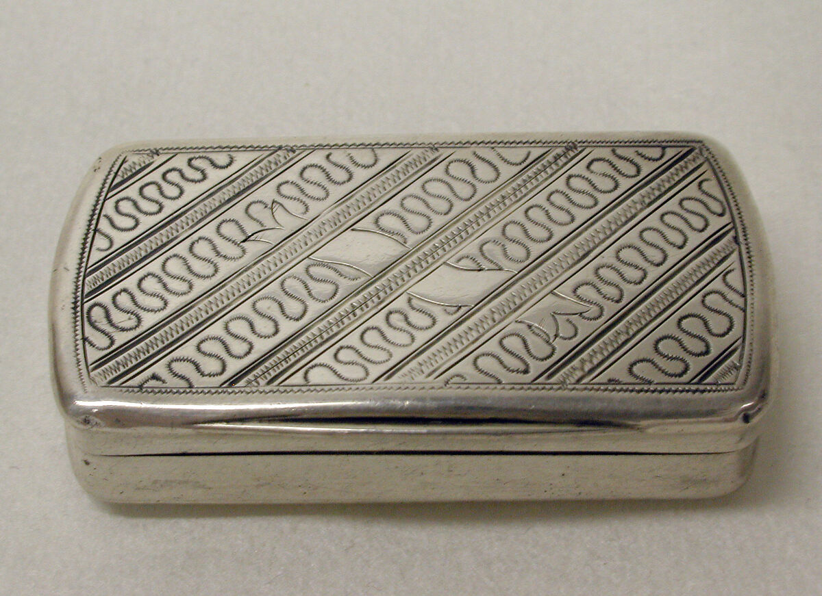 Snuffbox, Silver, European 