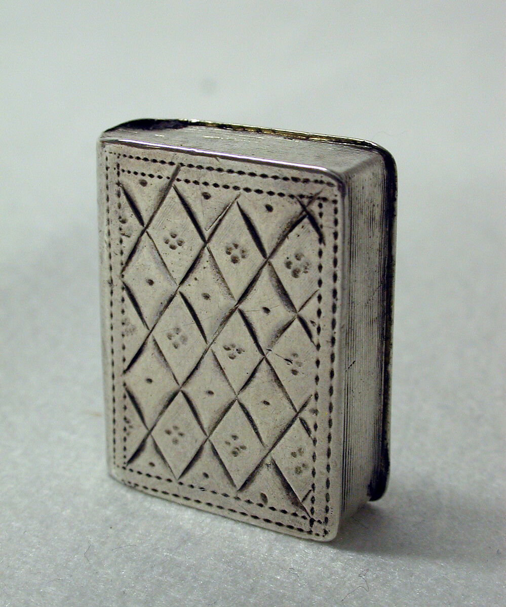 Snuffbox, Samuel Pemberton, Silver, British, Birmingham 