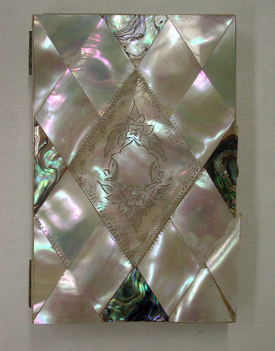 Card case, Mother-of-pearl, British, London 
