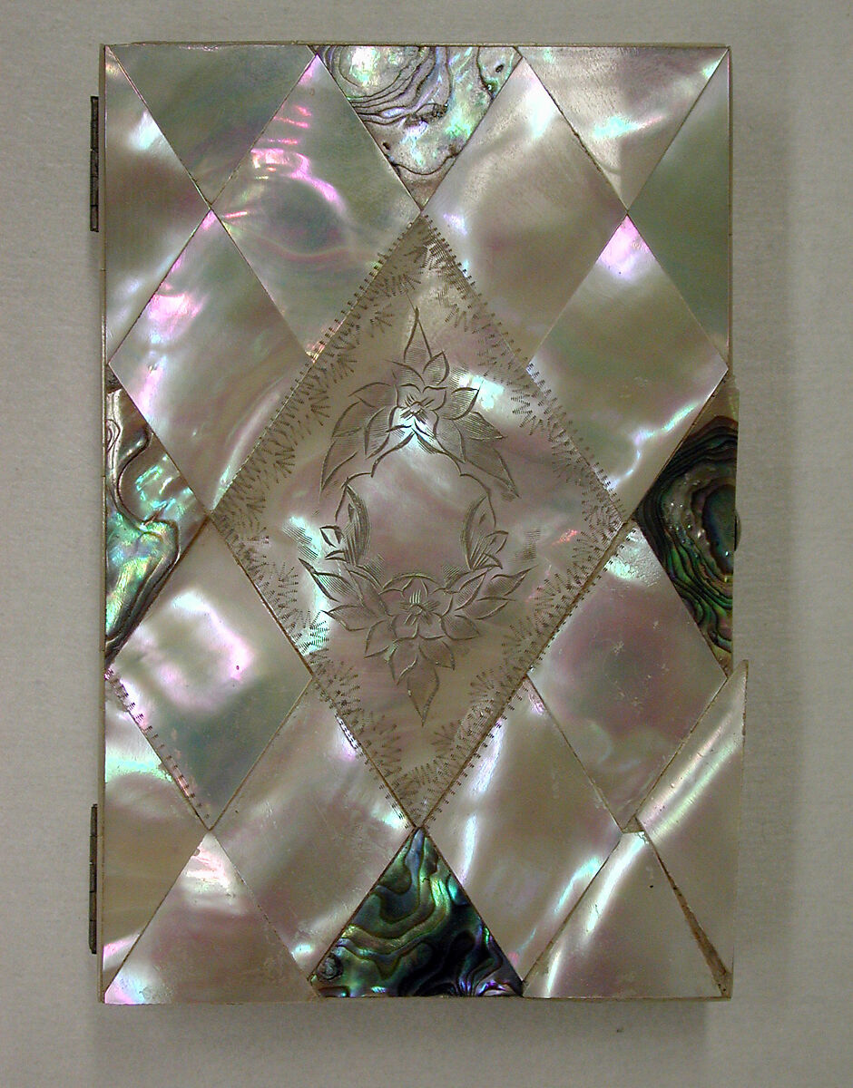 Card case, Mother-of-pearl, British, London 