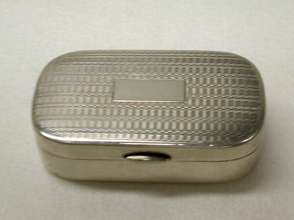 Snuffbox, Silver, German 