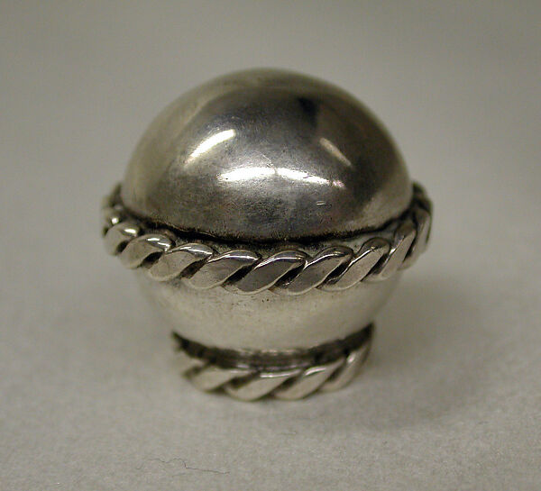 Saccharin holder, Silver, possibly American 