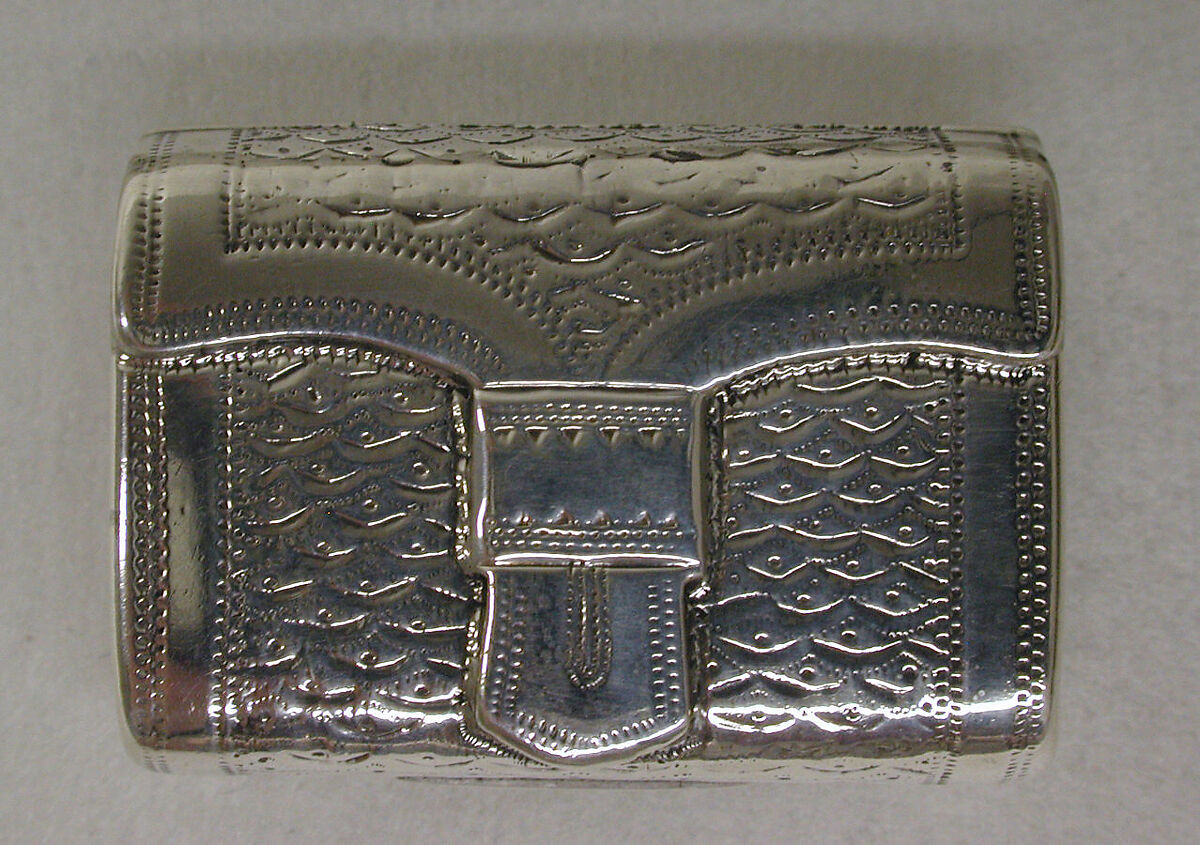 Vinaigrette box, Joseph Willmore, Silver, British, Birmingham 