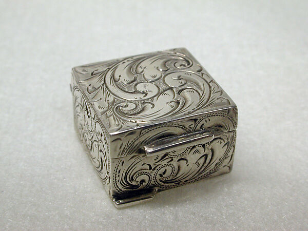 Pill box, Silver, Scandinavian 