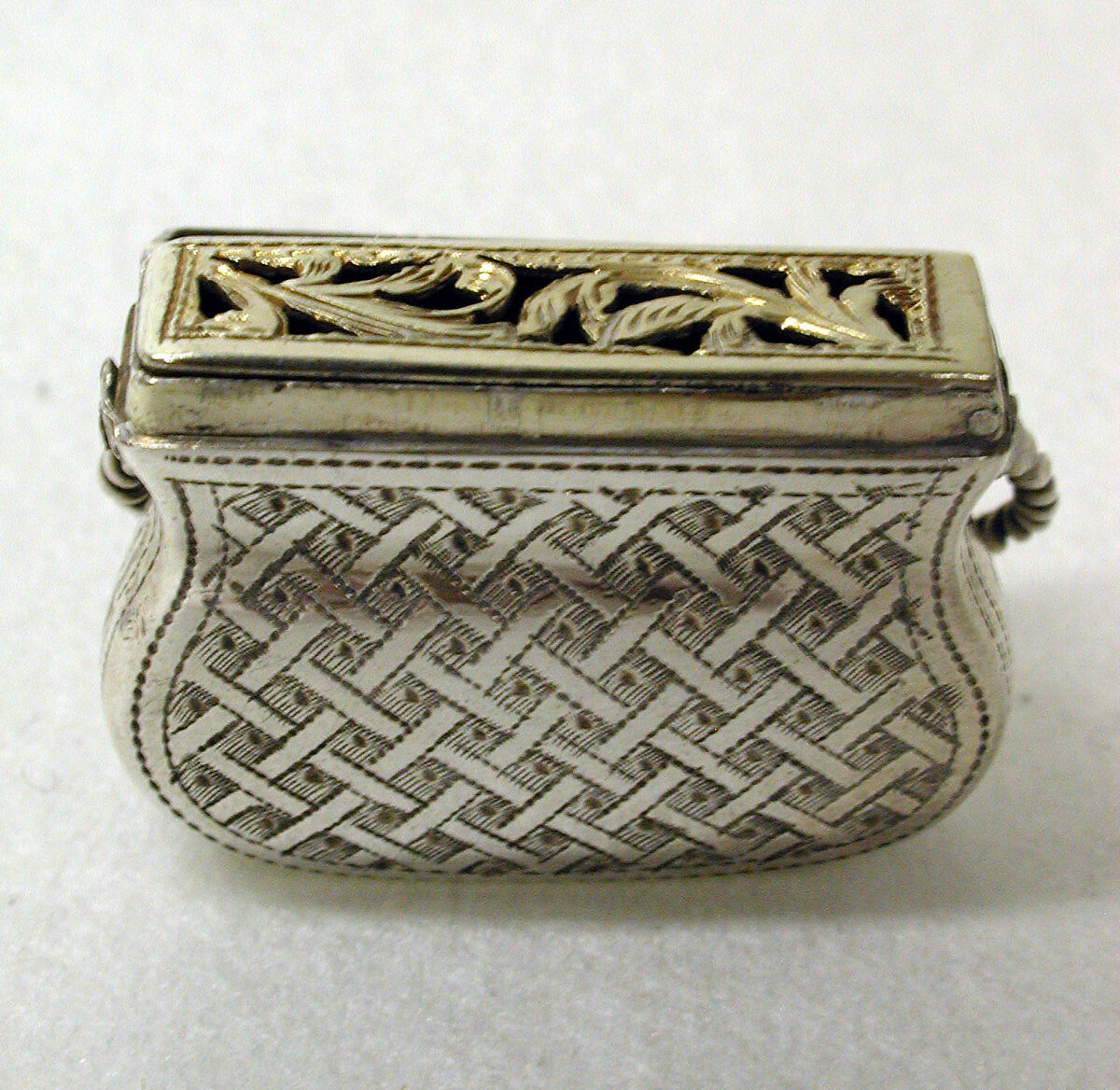 Vinaigrette, Gervase Wheeler (British, registered in 1831), Silver, British, Birmingham