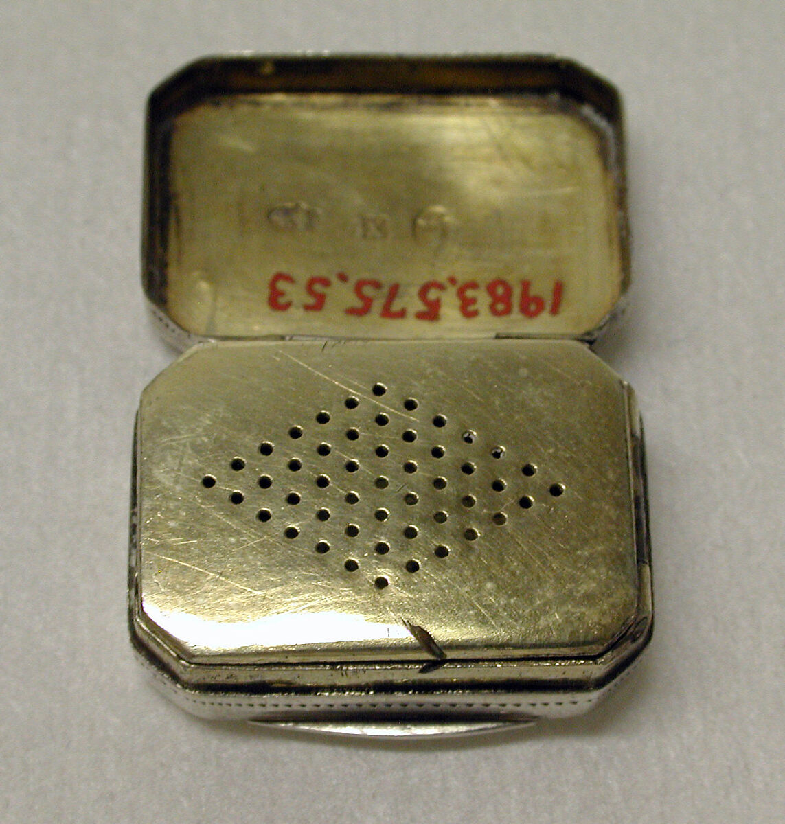 Vinaigrette, Possibly by Matthew Boulton (British, Birmingham 1728–1809 Birmingham), Silver, British, Birmingham