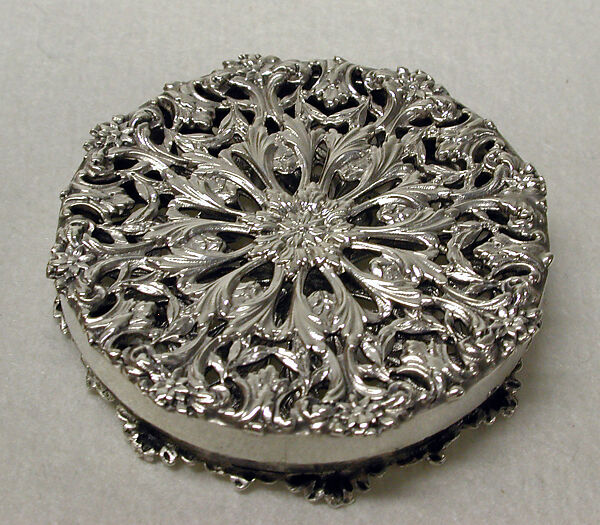 Wafer box, Mappin &amp; Webb, Silver, British, Birmingham 