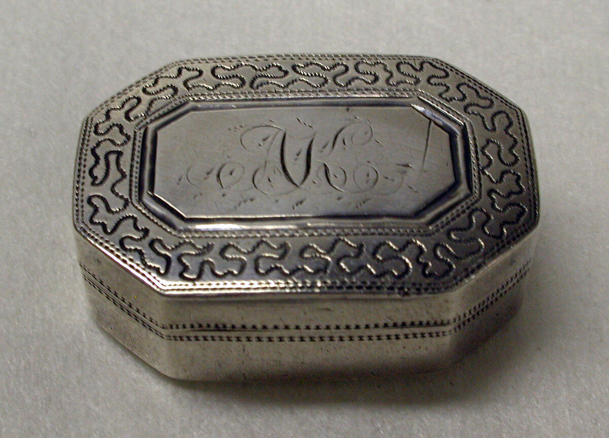 Vinaigrette box, Probably by Samuel Pemberton, Silver, British, Birmingham 