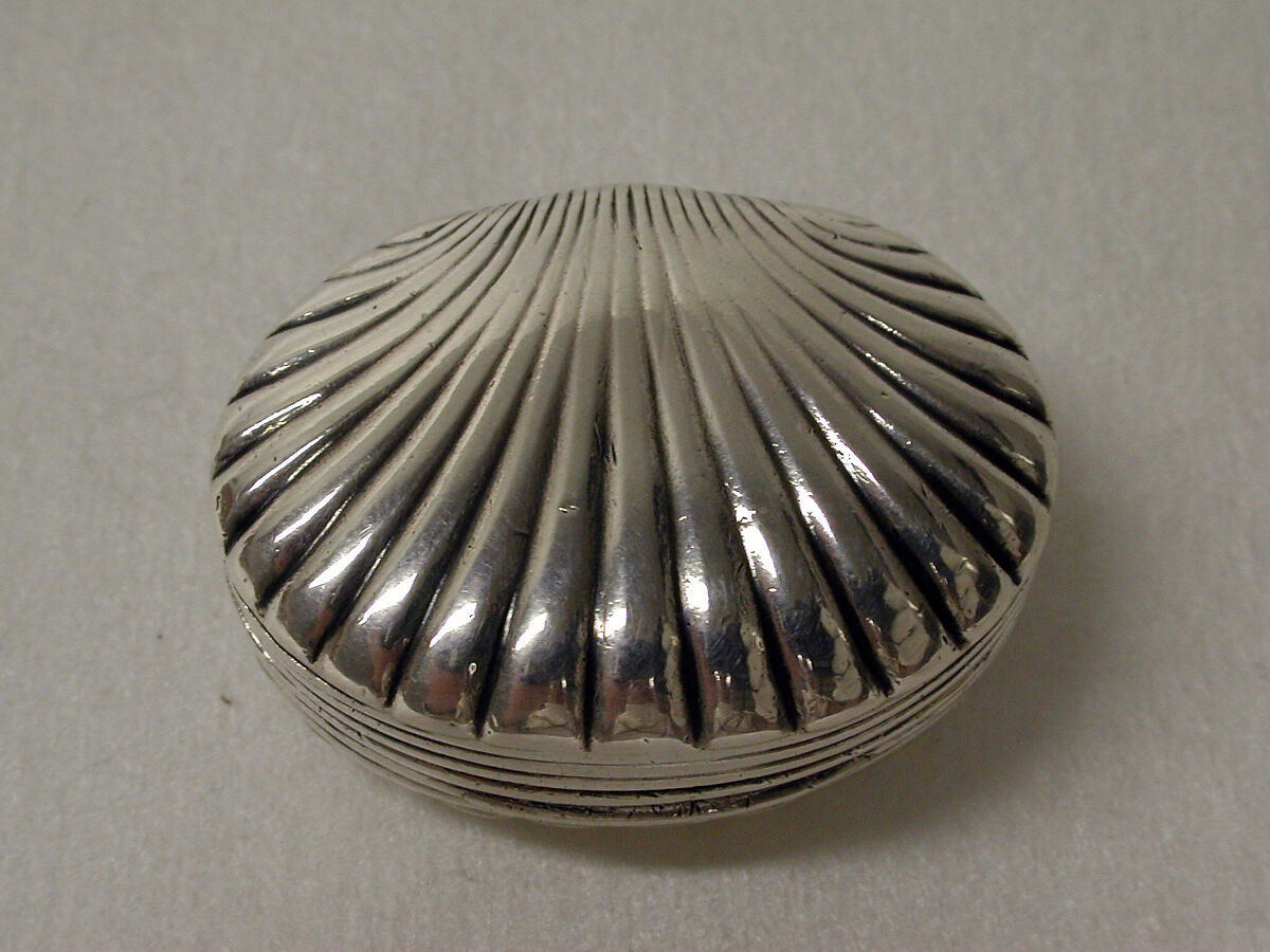 Vinaigrette box, Silver, British, Birmingham 