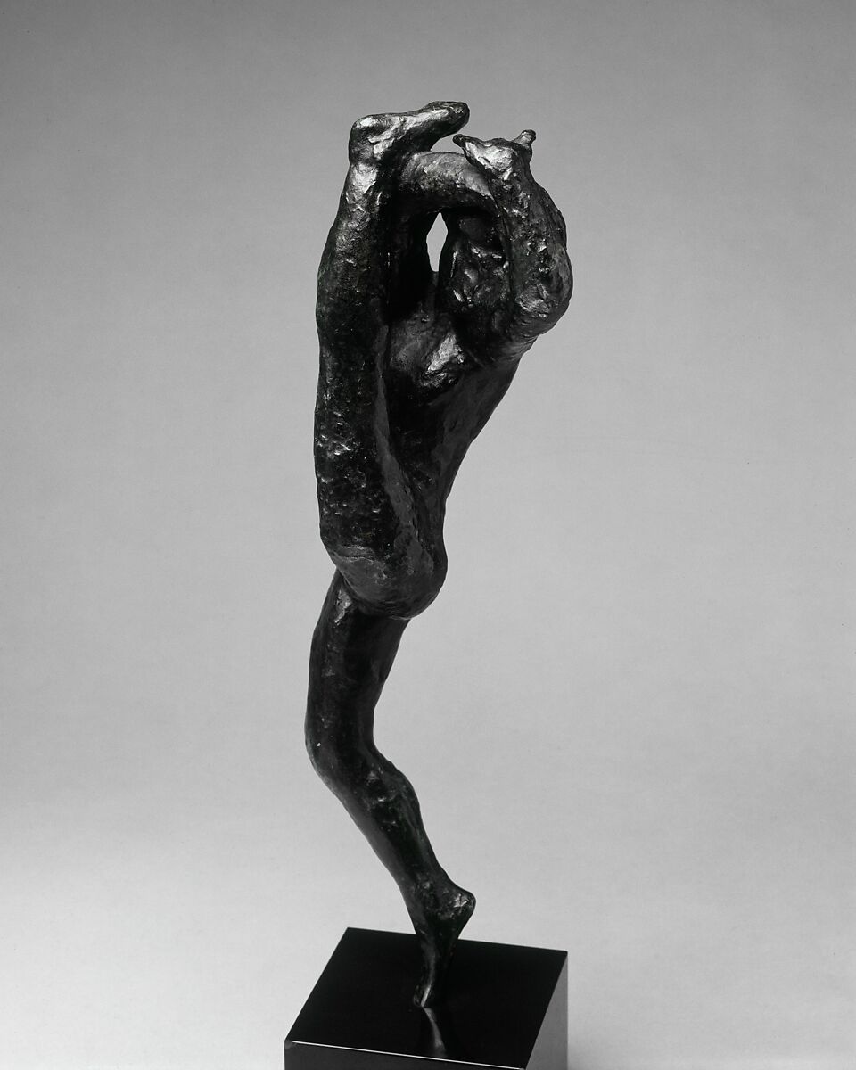 Dance Movement "G", Auguste Rodin (French, Paris 1840–1917 Meudon), Bronze, black marble base, French, Paris 