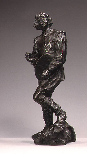 Claude Lorrain: A study for the monument, Auguste Rodin (French, Paris 1840–1917 Meudon), Bronze, French 