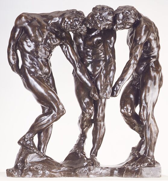 The Three Shades, Auguste Rodin  French, Bronze, French