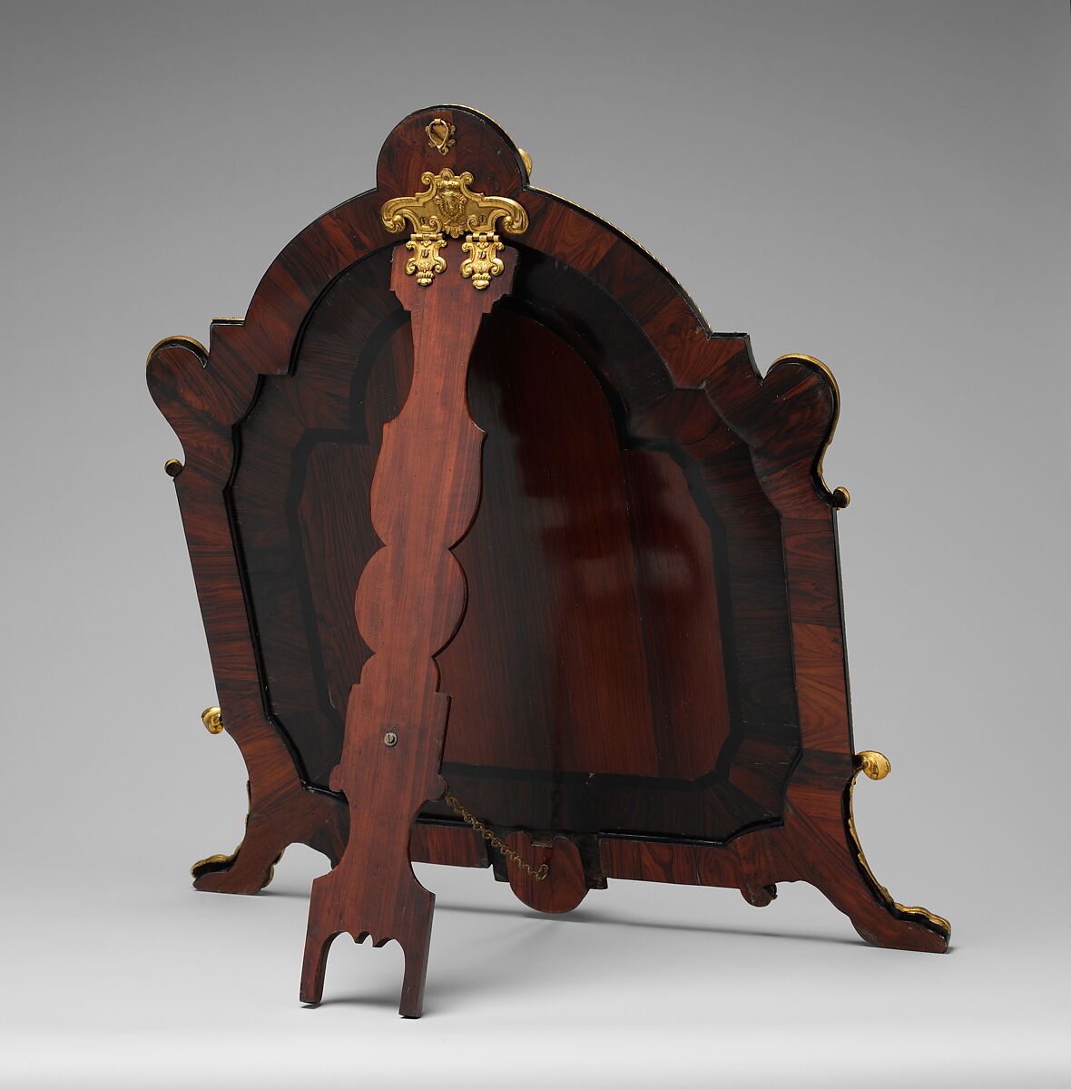 Dressing-table mirror, Tortoiseshell, engraved brass, kingwood, amaranth, bois satiné, ebony, mirror glass, French