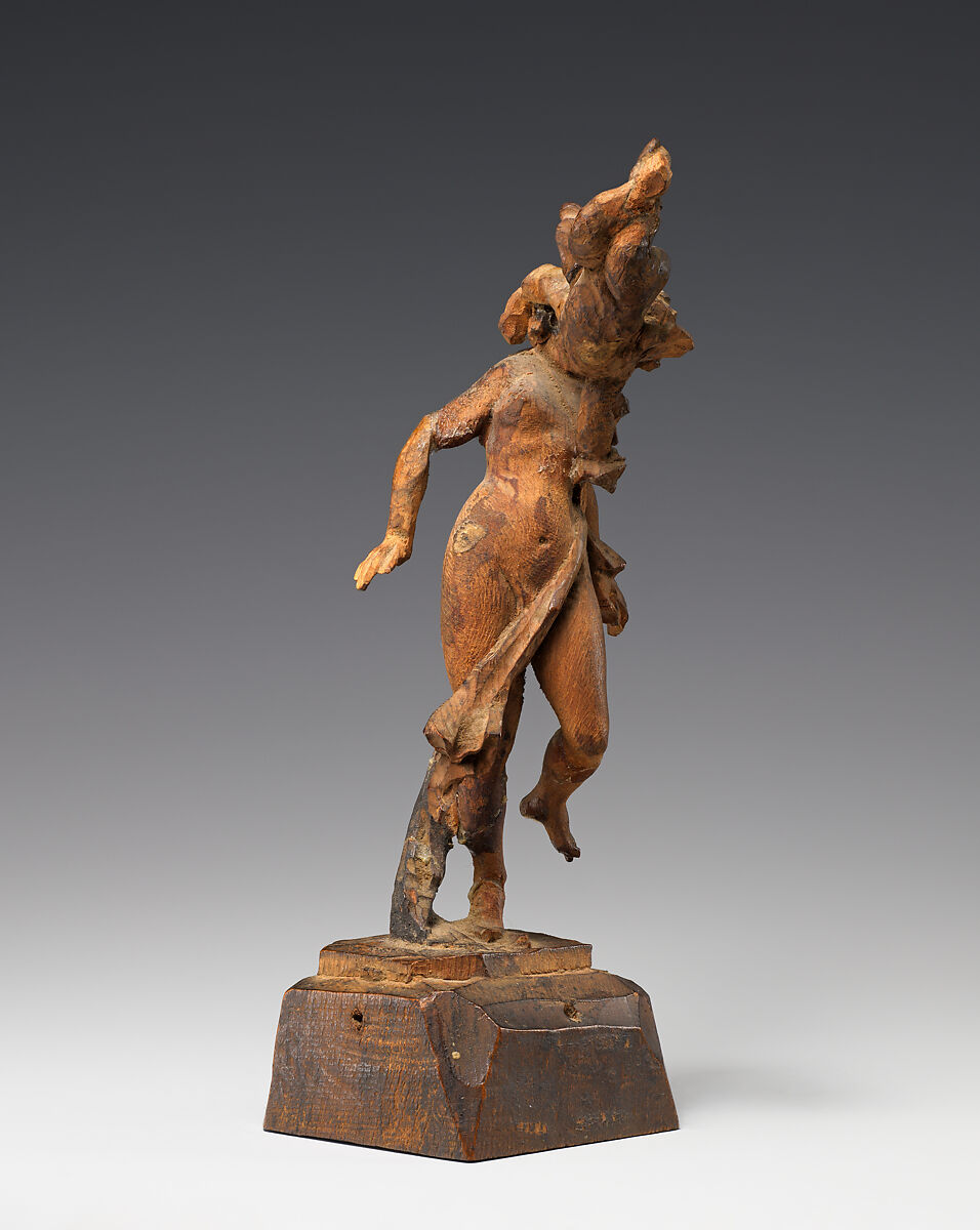 Nymph surprised by Cupid, Limewood, German