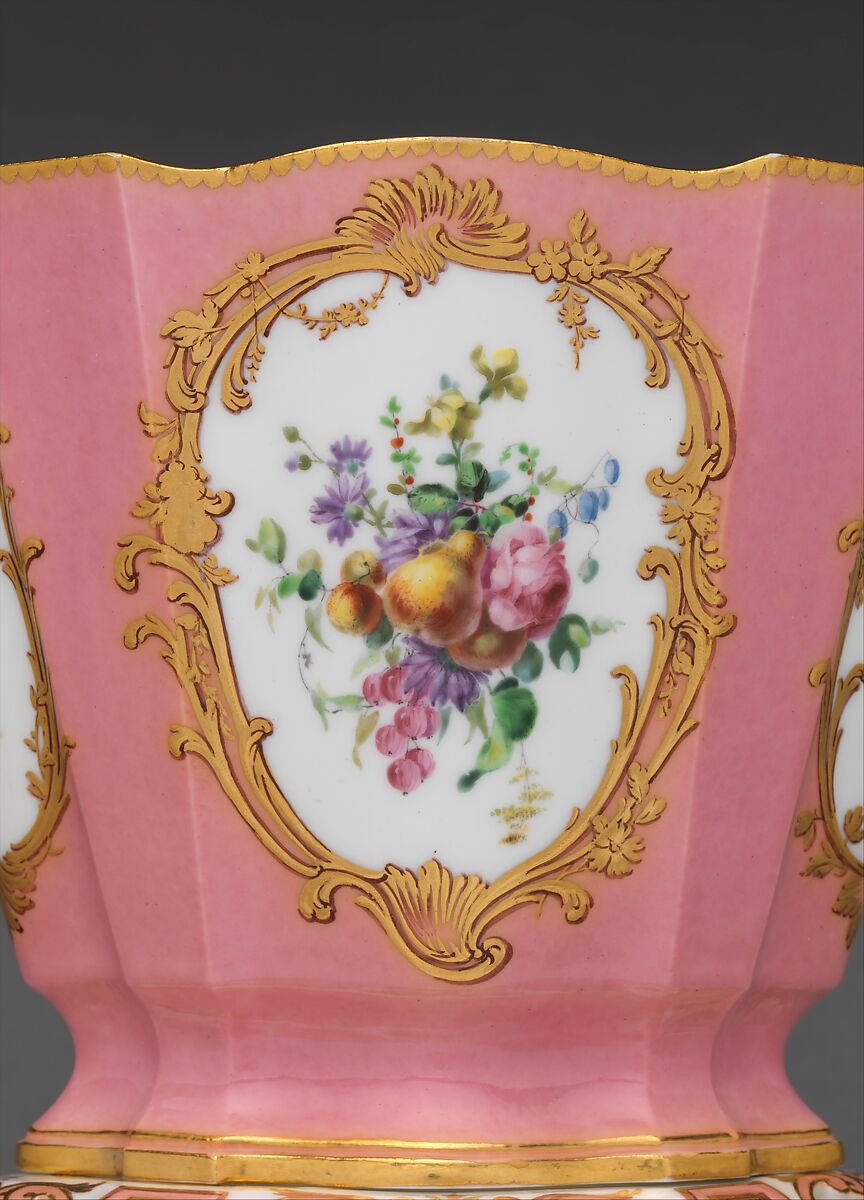 Pair of flower vases (vases hollandois), Sèvres Manufactory (French, 1740–present), Soft-paste porcelain, French, Sèvres