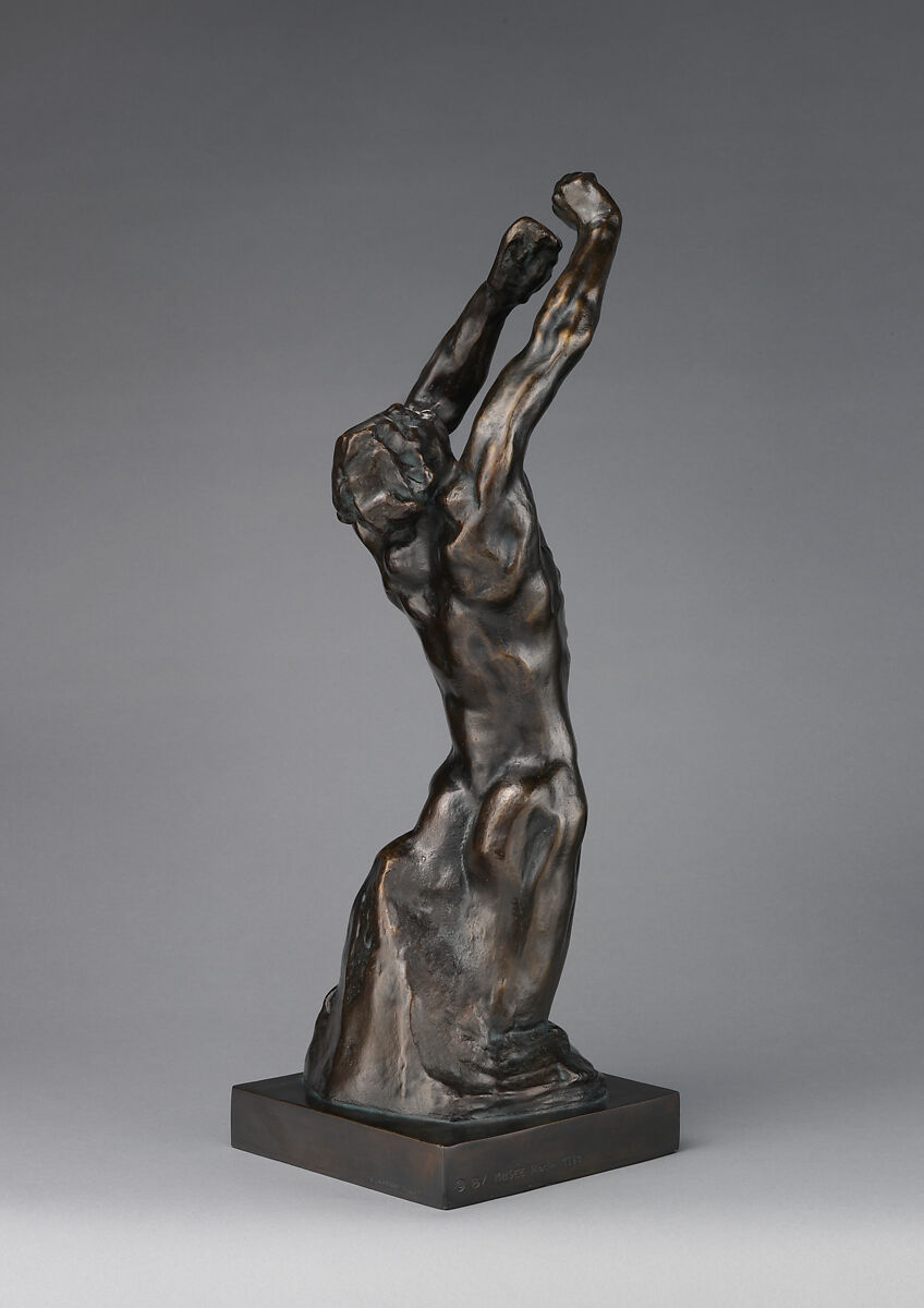 Despairing Adolescent, Auguste Rodin (French, Paris 1840–1917 Meudon), Bronze, French