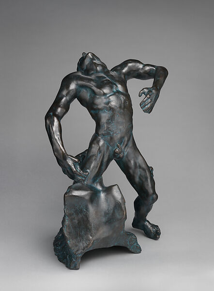 The Falling Man, Auguste Rodin (French, Paris 1840–1917 Meudon), Bronze, French 