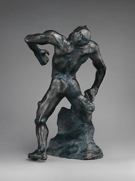 The Falling Man, Auguste Rodin (French, Paris 1840–1917 Meudon), Bronze, French