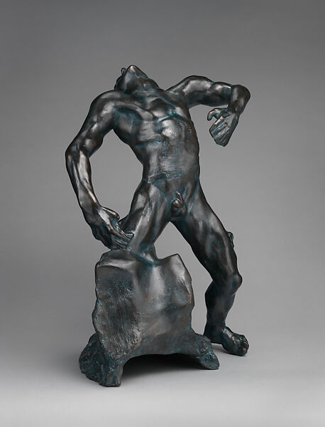 The Falling Man, Auguste Rodin (French, Paris 1840–1917 Meudon), Bronze, French