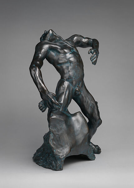 The Falling Man, Auguste Rodin (French, Paris 1840–1917 Meudon), Bronze, French