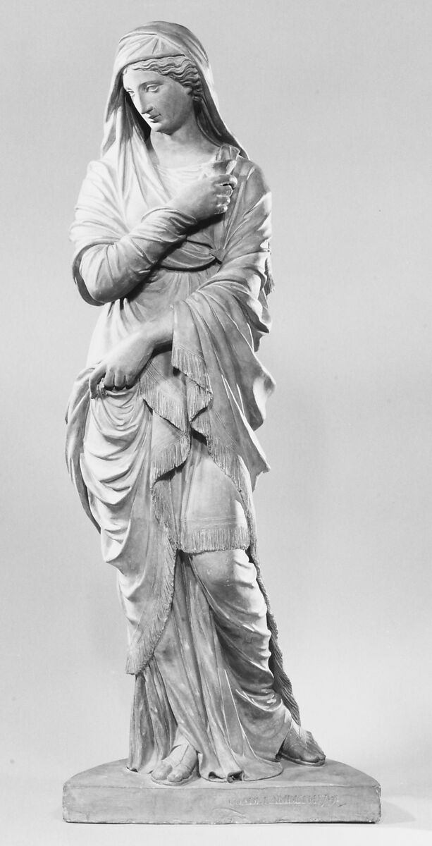 Faith, After a model by John Bacon the Elder (British, London 1740–1799 London), Coade stone, overpainted, British, Lambeth, London 