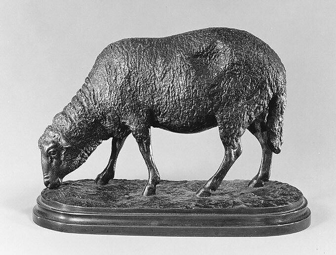 Rosa Bonheur - Shorn Ewe (Brebis Tondue) - French - The