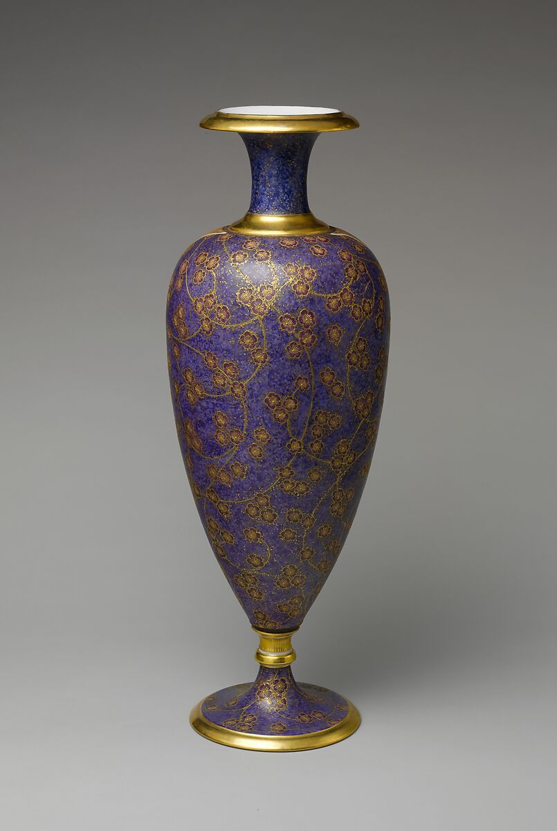 Vase, James Callowhill (1838–1917), Porcelain, American