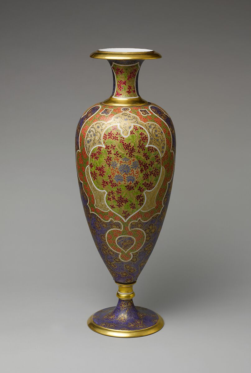 Vase, James Callowhill (1838–1917), Porcelain, American 