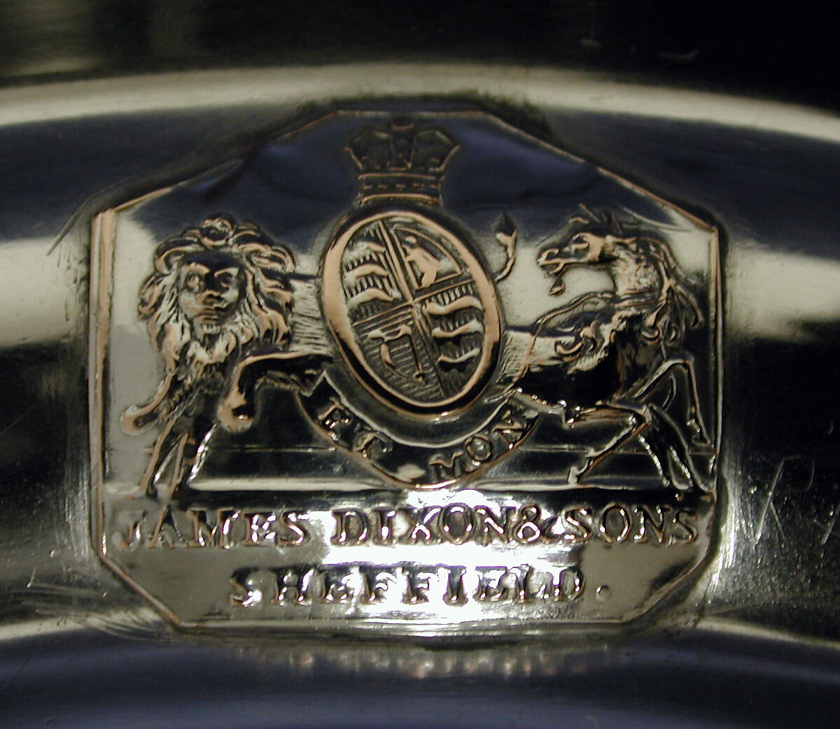 Plate, James Dixon &amp; Sons (British, founded Sheffield, 1806), Copper, silver-plated, British, Sheffield