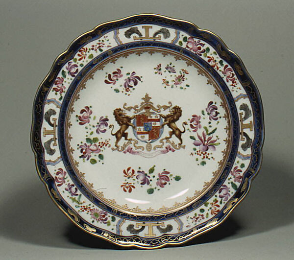 Plate, Edmé Samson (French, 1810–1891), Hard-paste porcelain, French, Paris 