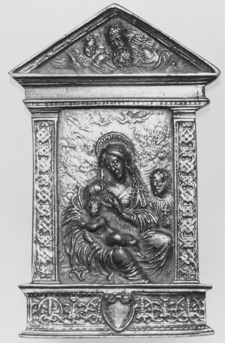 Madonna and Child with Saints, Style of Moderno (Galeazzo Mondella) (Italian, Verona 1467–1528 Verona), Bronze, Italian 