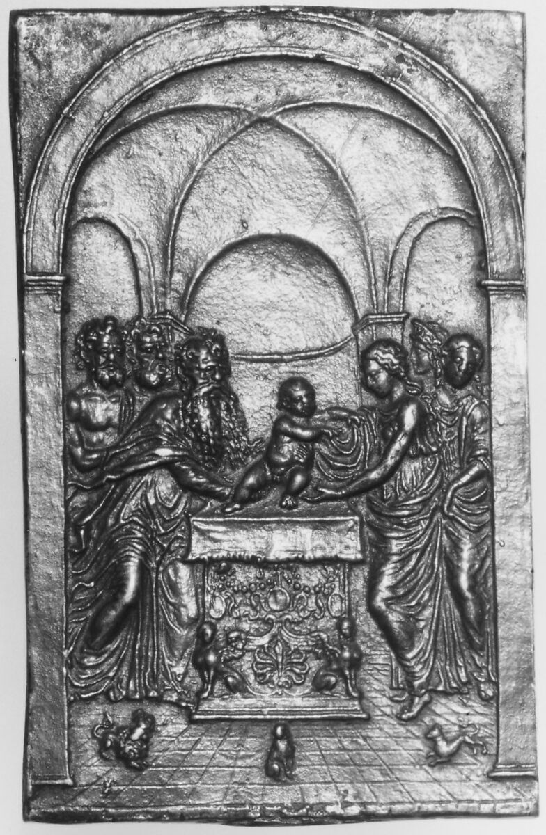 The Presentation of Christ in the Temple, Moderno (Galeazzo Mondella) (Italian, Verona 1467–1528 Verona), Bronze, Italian, Verona 