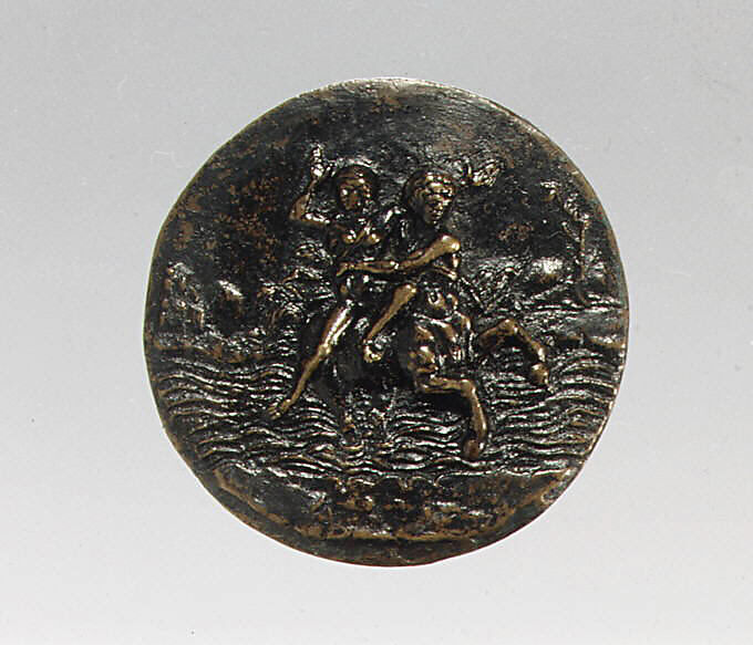 Nessus Abducting Dejanira, Andrea Briosco, called Riccio (Italian, Trent 1470–1532 Padua), Bronze, Italian