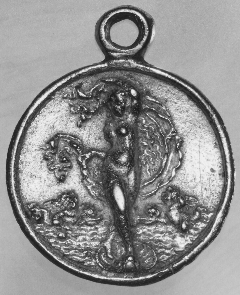 Birth of Venus, Master of the Birth of Venus, Gilt bronze, Italian 