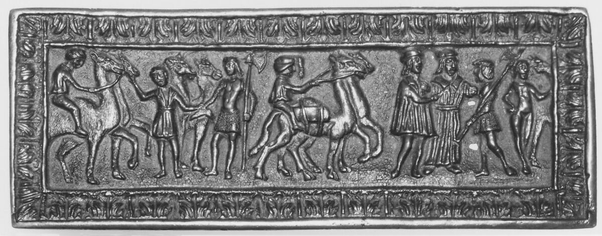 Joseph Stripped of His Garments, Bronze, Northern Italian 