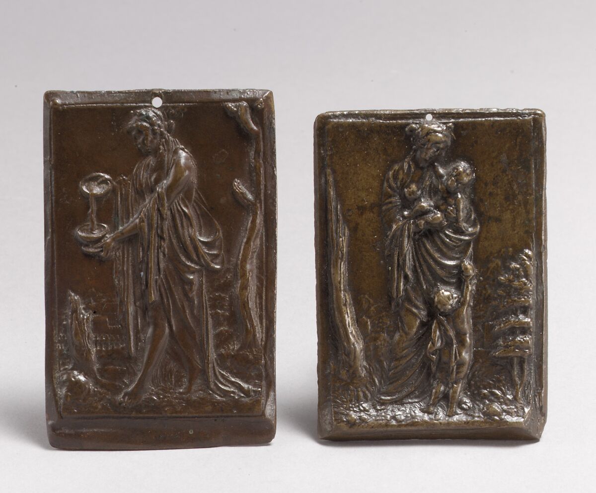 Temperance, Peter Flötner (German, Thurgau 1485–1546 Nuremberg), Bronze, German, Nuremberg