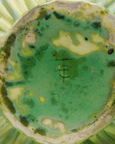 Vase with Queen Anne's lace, Tiffany Studios (1902–32), Porcelaneous earthenware, American