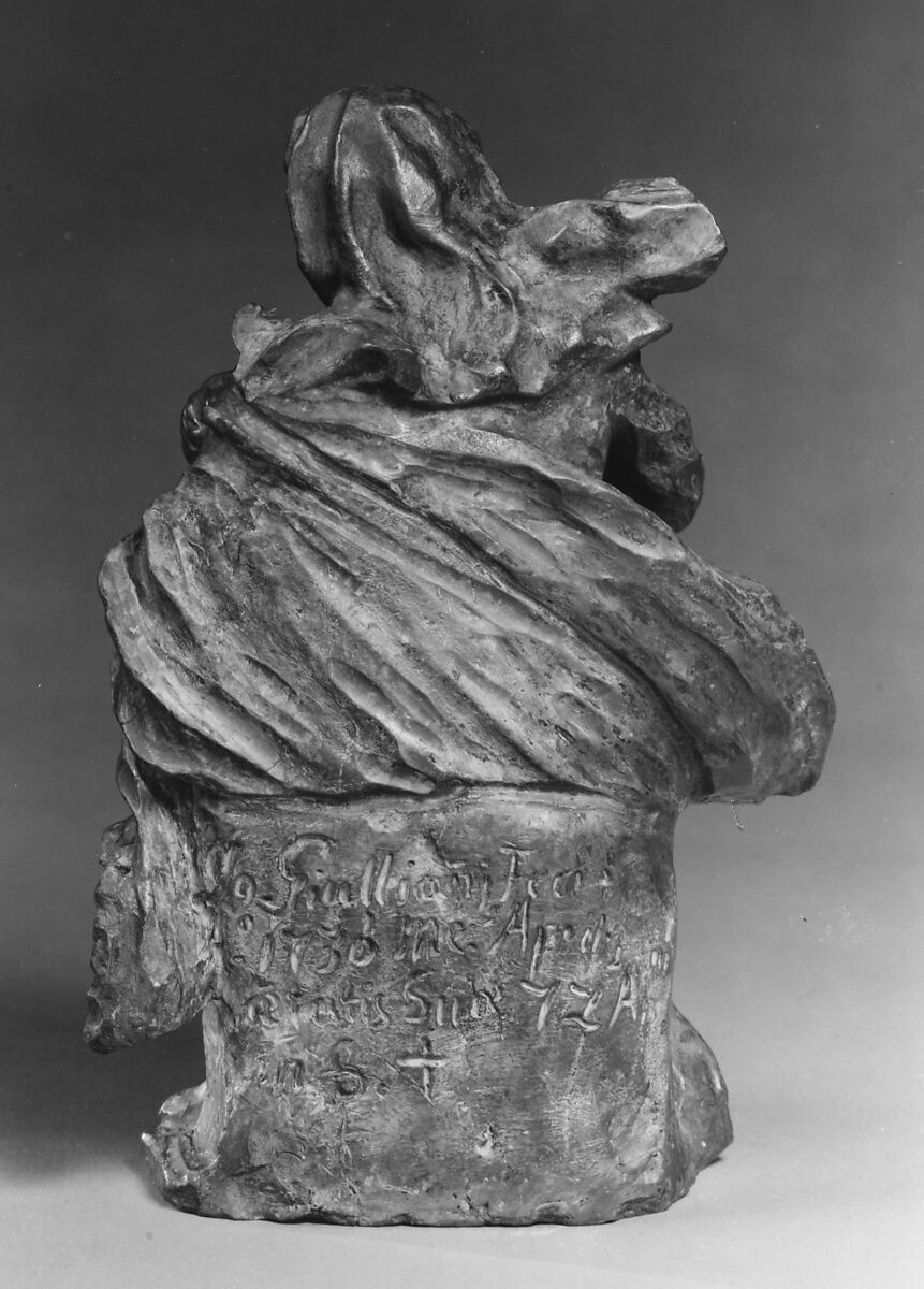 Virgin and Child, Giovanni Giuliani (Italian, active Heiligenkreuz, Austria, Venice 1663–1744 Heiligenkreuz), Terracotta with traces of metallic patina, Austrian, Stift Heiligenkreuz