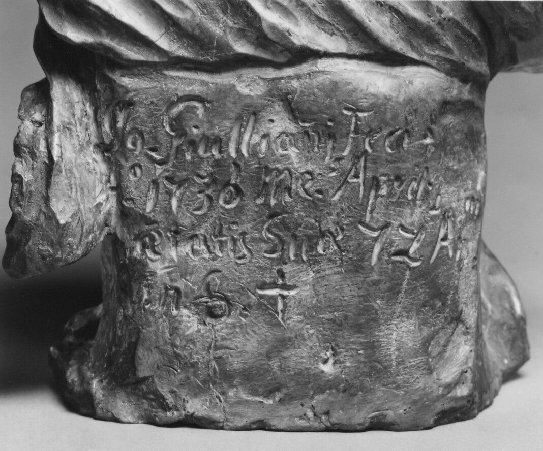 Virgin and Child, Giovanni Giuliani (Italian, active Heiligenkreuz, Austria, Venice 1663–1744 Heiligenkreuz), Terracotta with traces of metallic patina, Austrian, Stift Heiligenkreuz