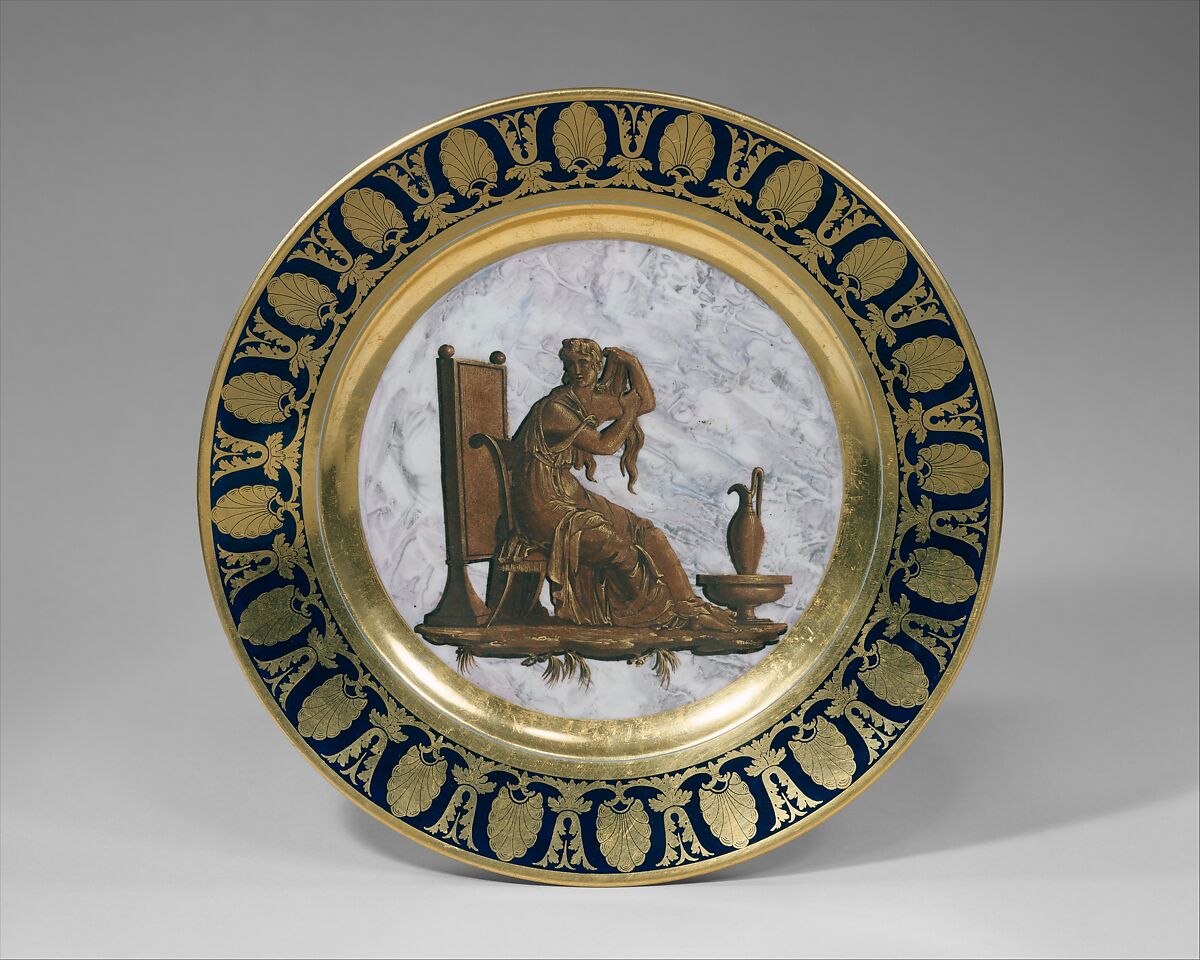 Plate, Sèvres Manufactory (French, 1740–present), Hard-paste porcelain, French, Sèvres 