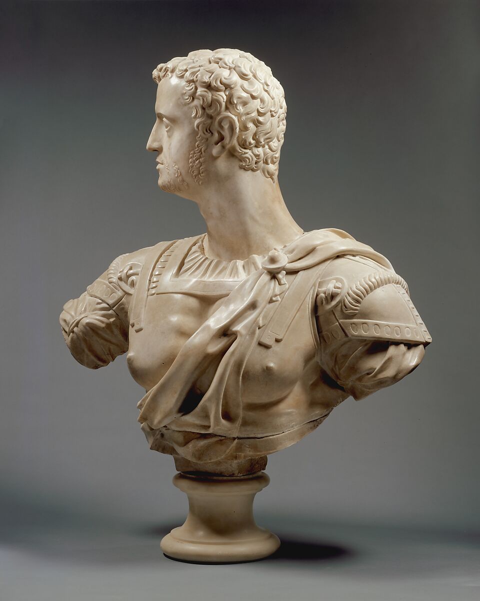 Cosimo I de' Medici (1519–1574), Duke of Florence, Baccio Bandinelli (Italian, Gaiole in Chianti 1493–1560 Florence), Marble, Italian, Florence